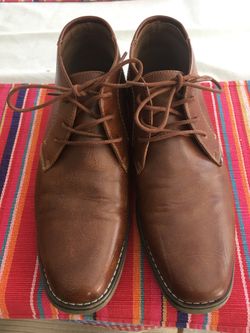 Steve Madden Py-Symin Cognac Men's Size 12 Dress Shoes (worn twice)