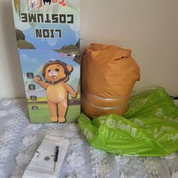 Blow Up Lion Costume 