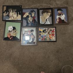 Anime Painted Glass Art 