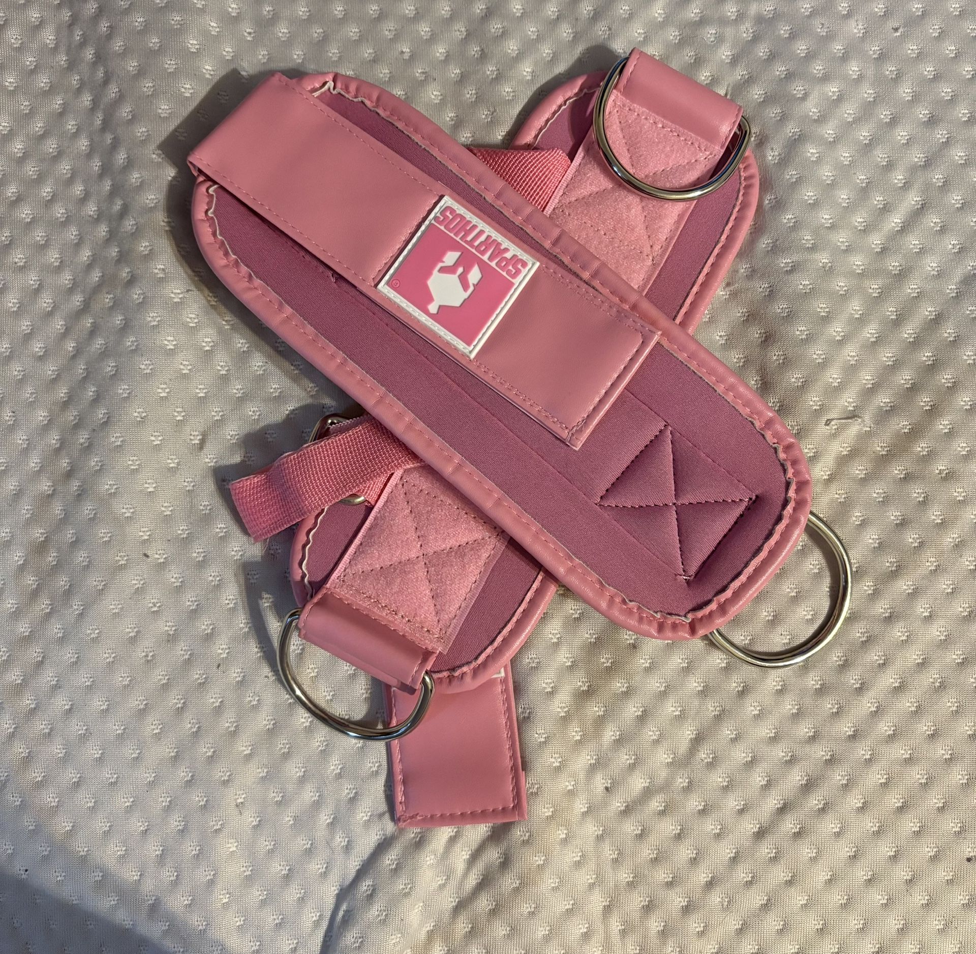 Pink Gym Ankle Straps