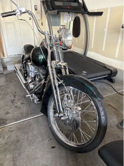 Custom soft tail Harley Davidson