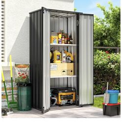 New In Box,outdoor Metal Shed With Shelves