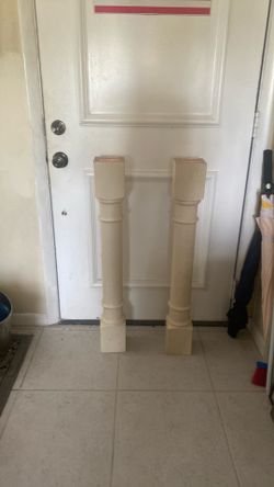 heavy wooden spindles