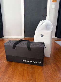 Guava Lotus Travel Crib + Bassinet Conversion  + 6 Guava genuine accessories