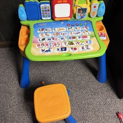  V-Tech Explore & Write Activity Desk + Expansion Packs