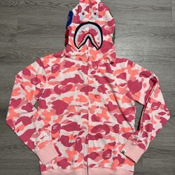Pink Bape Hoodie