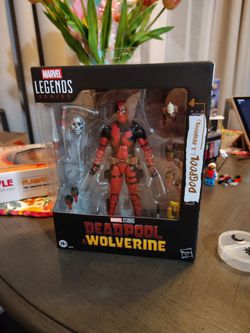 Marvel Legends Series Dogpool and Deadpool, Marvel Studios' Deadpool & Wolverine Movie Collectible 6-Inch Action Figure Gift
Marvel Legends Deadpool &