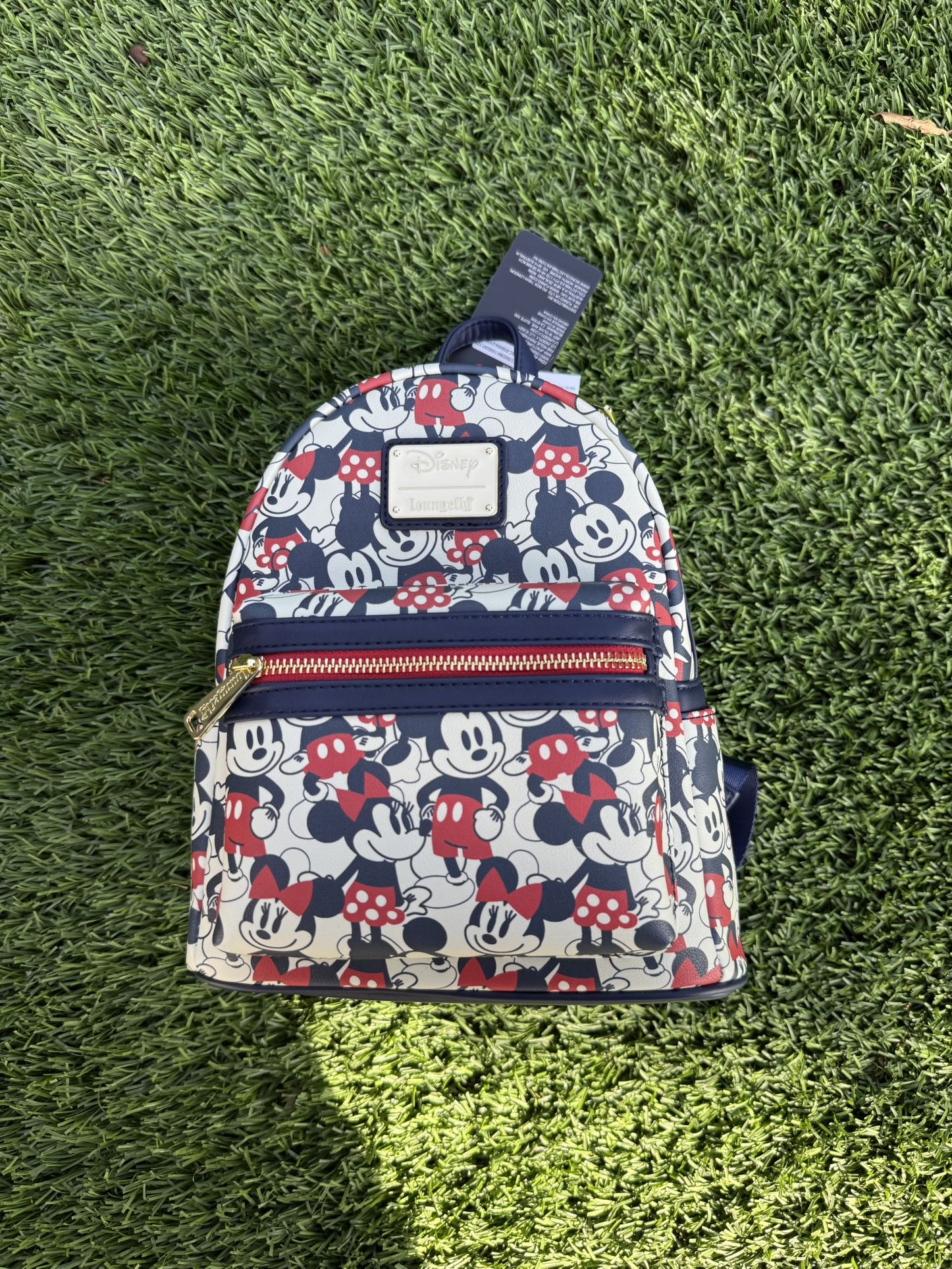 Disney Loungefly Mickey Minnie Mouse Mini Backpack 