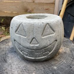 Halloween Concrete Flower Pots