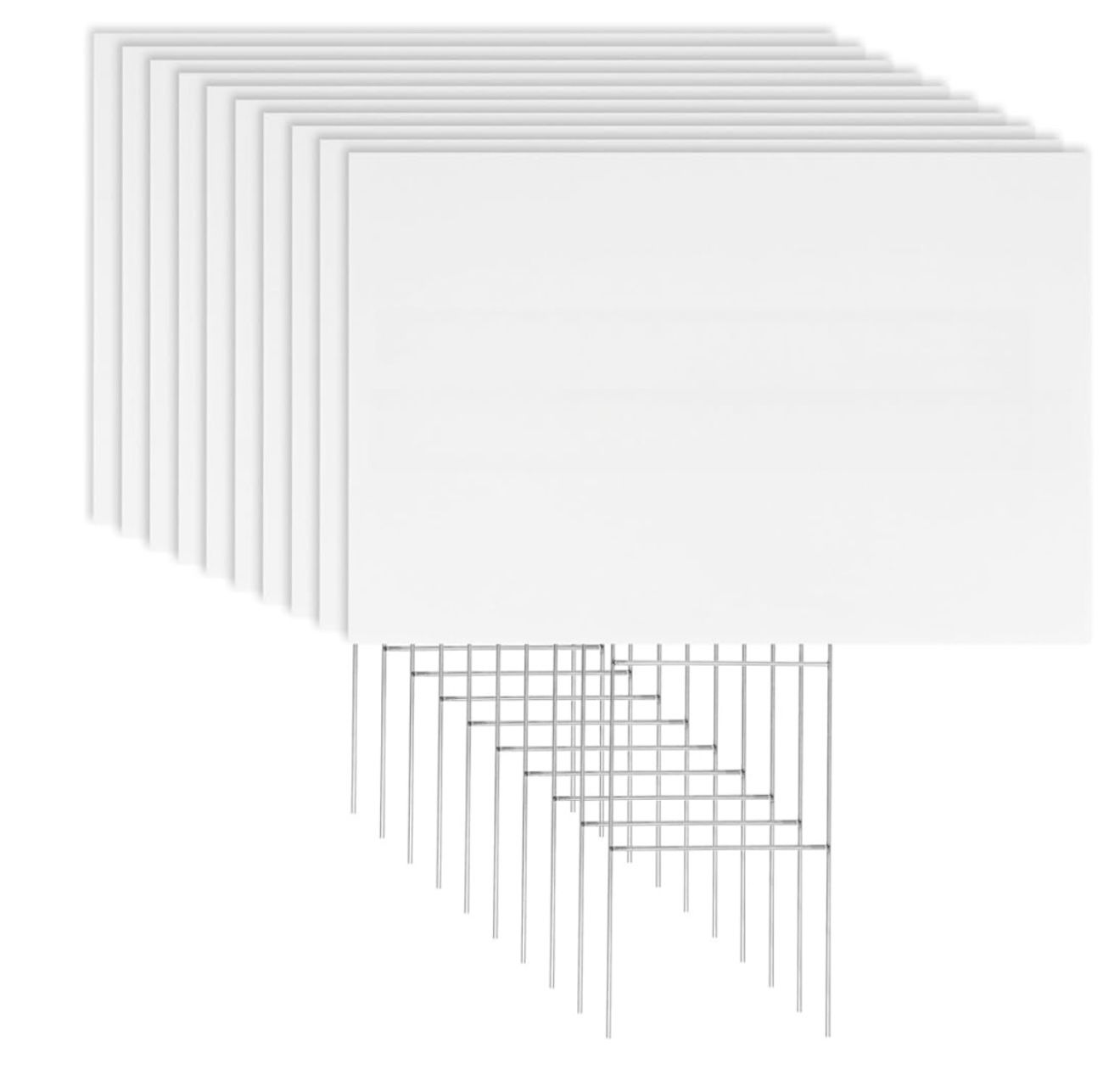 25 PC YARD SIGNS & Stakes