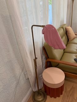 Vintage Seashell Floor Lamp