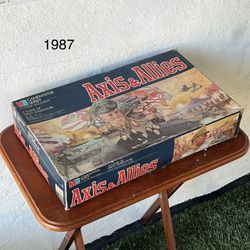 Vintage! 1987 Milton Bradley Axis & Allies World War II Strategy Board Game