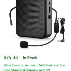 New. Giecy Multi Functional Portable Voice Amplifier W LED Display