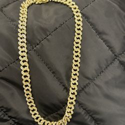 gold plated solid chain