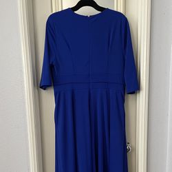 Royal Blue Dress  Size  XL