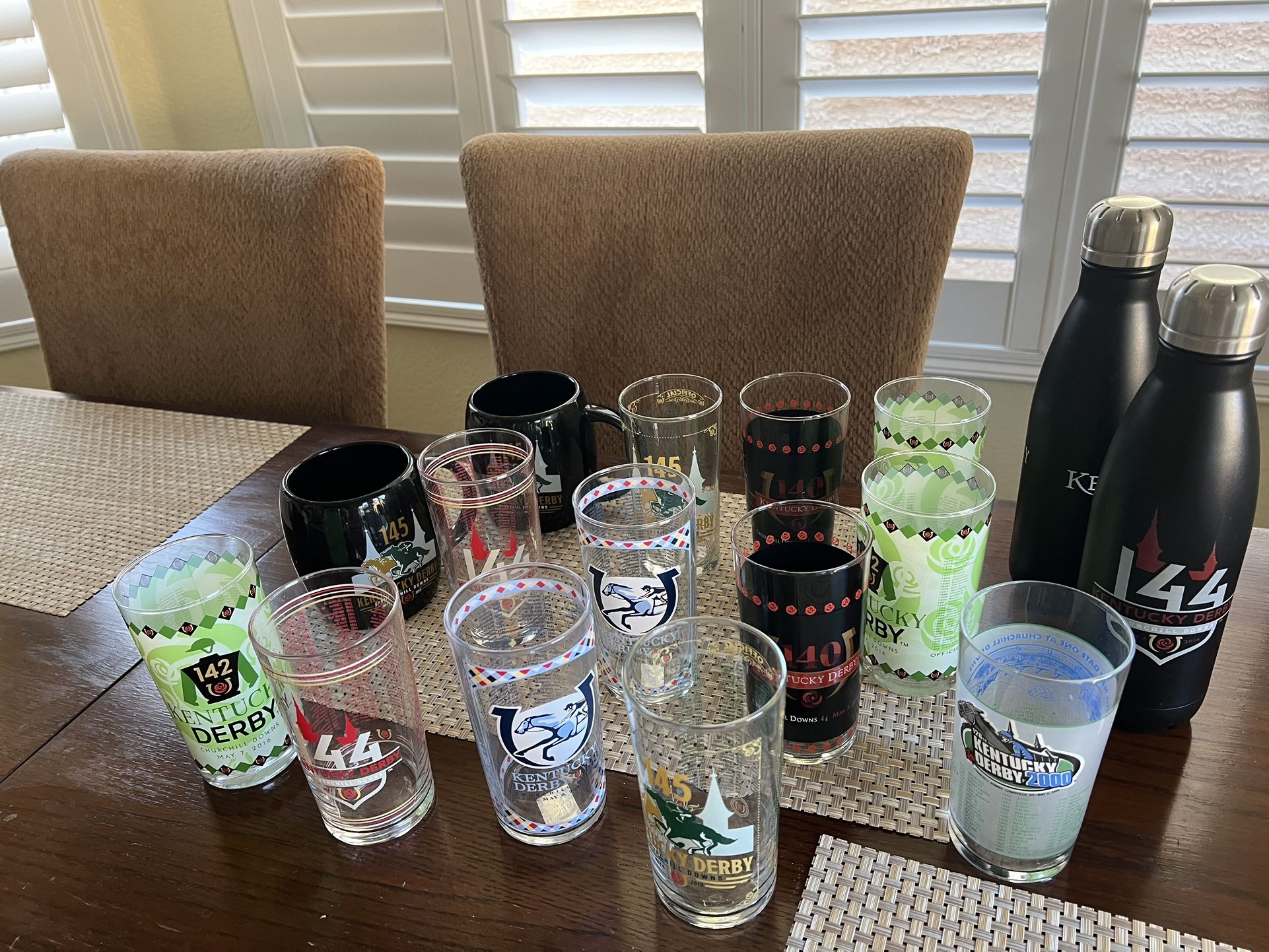 Collector Kentucky Derby Glasses