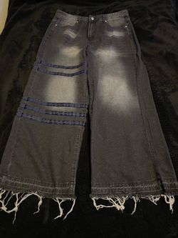 Black Washed Denim Jeans
