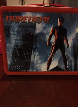 Vintage dare devil metal lunchbox