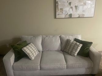 Light gray 3 seat sofa