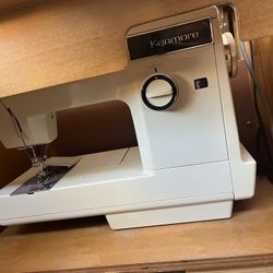 Sewing Machine And Table