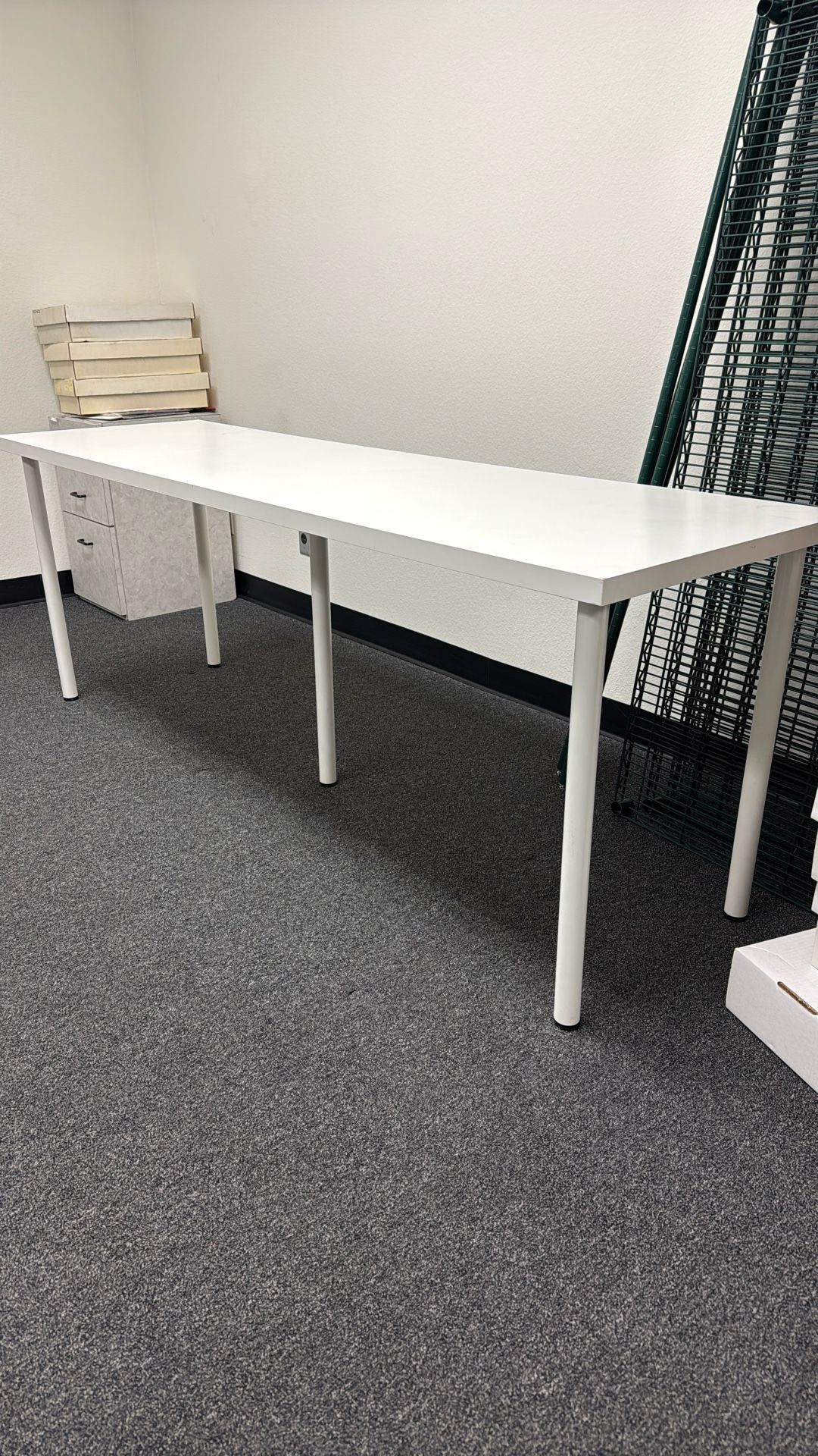 6 1/2 Ft. IKEA White Table 