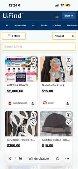 $100 UFIND RAFFLE GIVEAWAY FREE TO ENTER