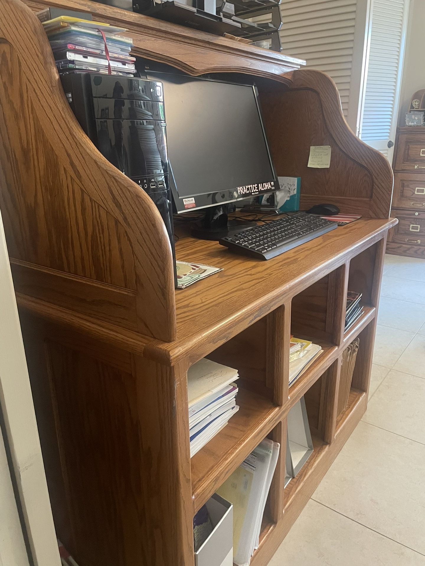 Desk With Storage PRICE REDUCTION