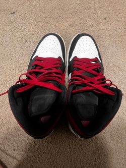 jordan 1s red/black/white (used)