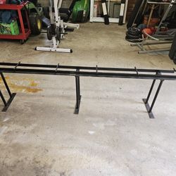 Vintage Dumbbells Rack