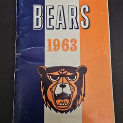 1963 Chicago Bears Media Guide