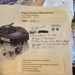 Lawn Mower Motor Brand New