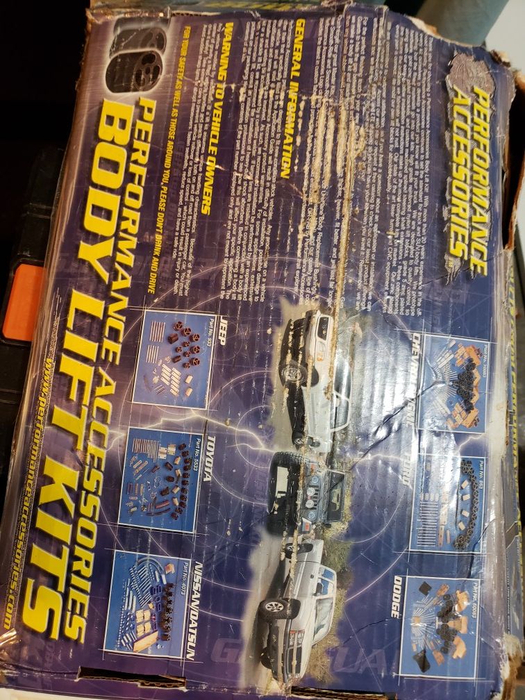 Toyota body lift 1989-94 NEVER installed TRADE