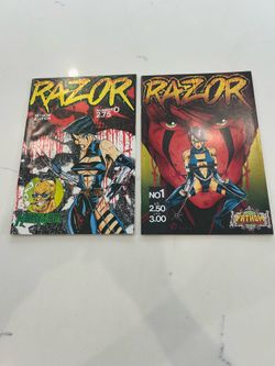 Razor #0, 1992, 2nd Print Fathom Edition Variant VF  RAZOR # 1 - Fathom Press / London Night 1992  - VF