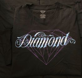Diamond Supply Co. Black Graphic Short Sleeve T-Shirt L