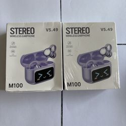 Wireless Earbuds with LED Display – Touch Control & Charging Case