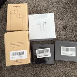 Earbuds Wired And BT Bundle 
