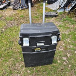 FATMAX STANLEY EXPANDABLE  MOBILE TOOL BOX ON  HEAVY DUTY , WHEEL