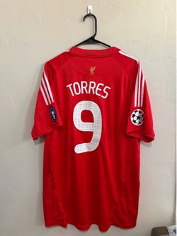 Liverpool 2007-08 home Torres jersey