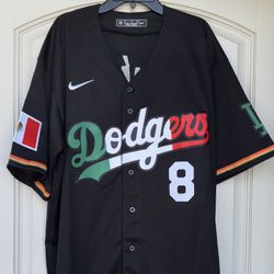 XL + 2X - DODGERS #8 KEKE HERNANDEZ JERSEY