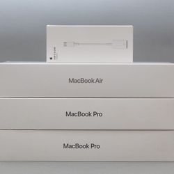 Empty MacBook boxes
