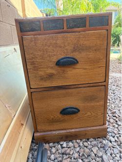 Wood file drawer for under desk