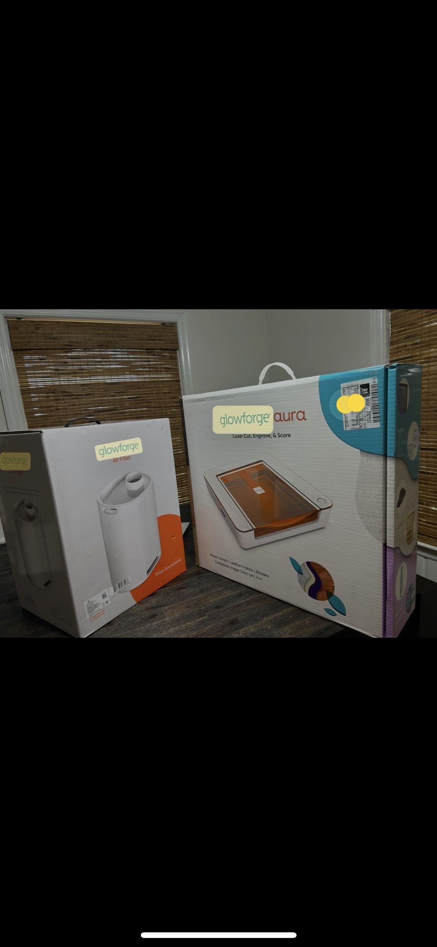 Glowforge Aura With filter