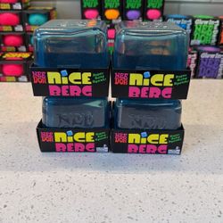 Nee Doh NeeDoh nice cream cone nice berg fuzz ball glow in dark funky pup cool cats Mello Mallo glitter cube nice cube squeeezy