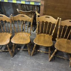 Ethan Allen Heirloom Colonial Spindle Chairs Set Of 4