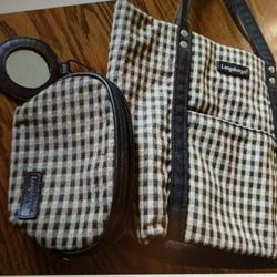Longaberger Tote & Change Purse