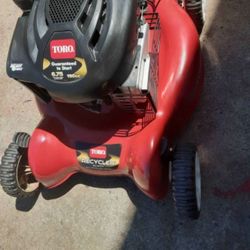 Toro Self propelled Mower With Electric start Only