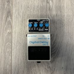 Boss effects digital delay