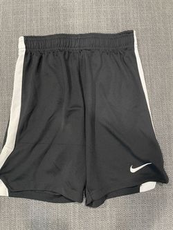 Nike Athletic Shorts Black with White Side Panels