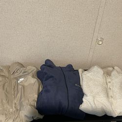 5 Jackets ,NIKE, Hollister, Columbia, Eddie Brown