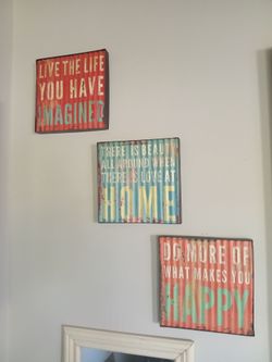 3 piece wall decoration